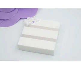 Баф (блок) для шлифовки ногтей ,белый