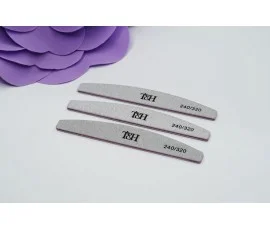 Пилка для ногтей T&H 240/320 полумесяц